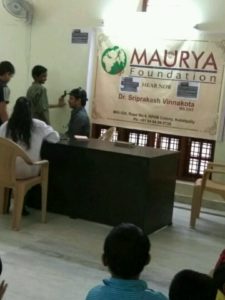 save hearing program, maurya foundation